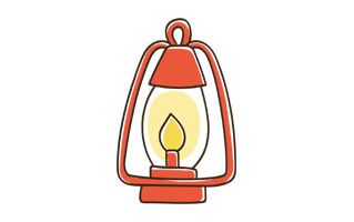 Fire Lamp Free Sticker PNG