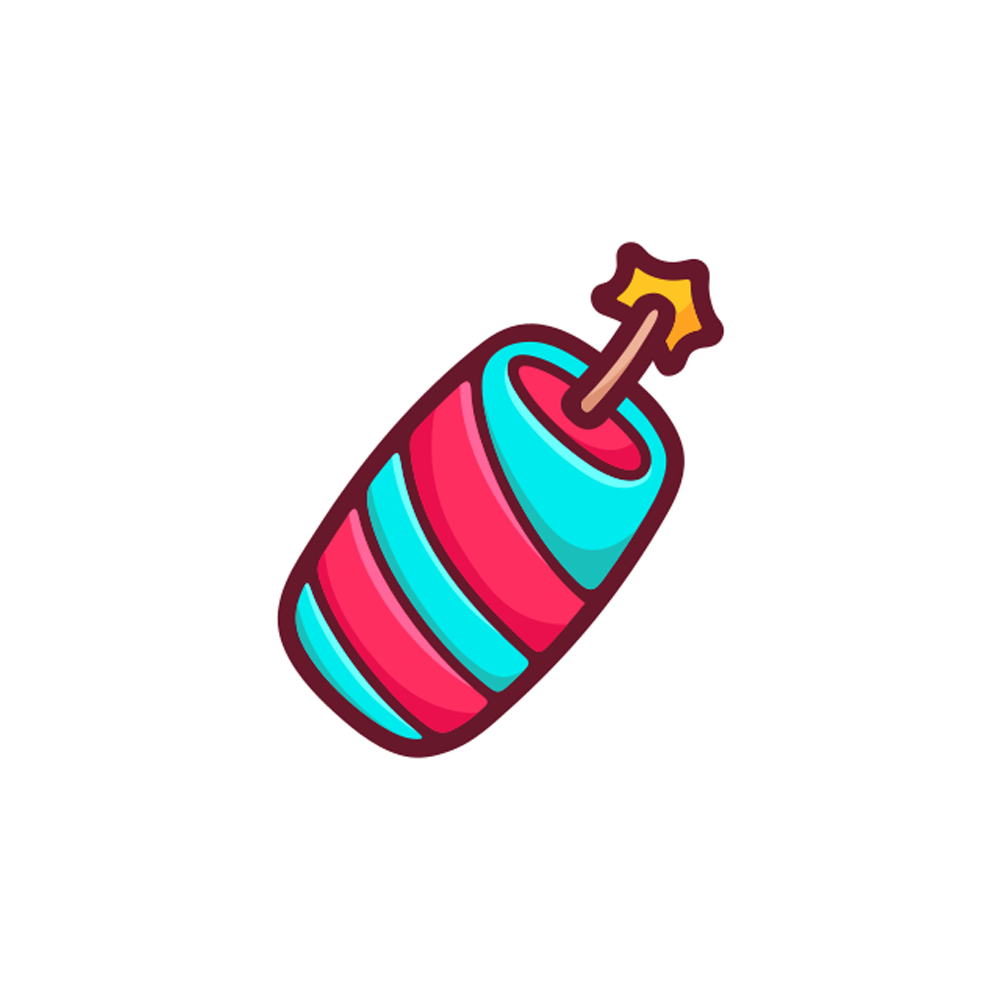 Firecracker Sticker Transparent Image