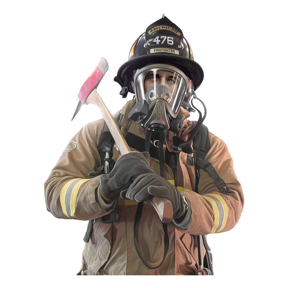 Firefighter  Transparent Clipart
