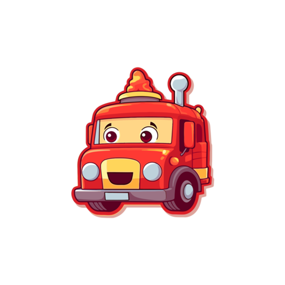Firefighter Car Sticker Transparent Picture