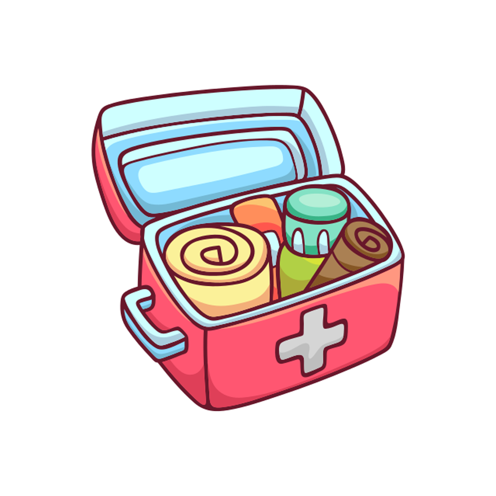First Aid Kit Free Sticker Transparent Image