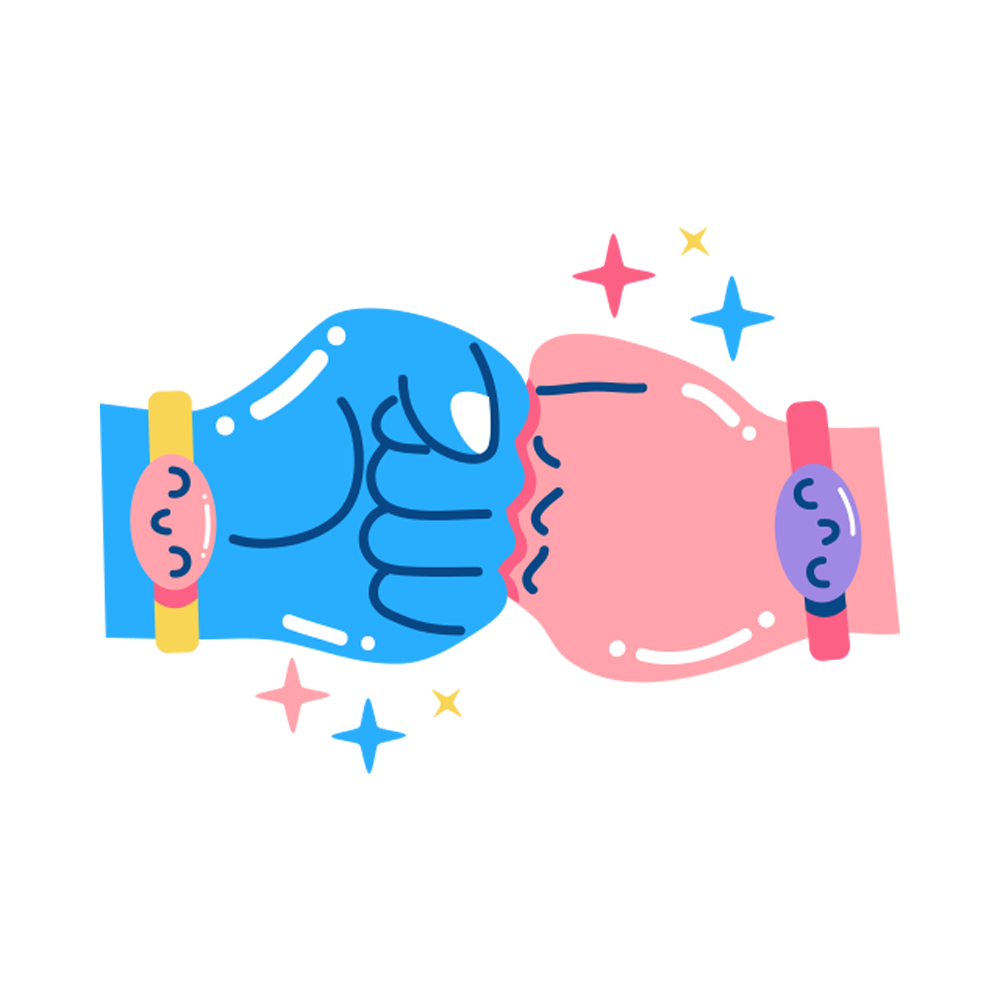 Fist Bump Free Sticker Transparent Image