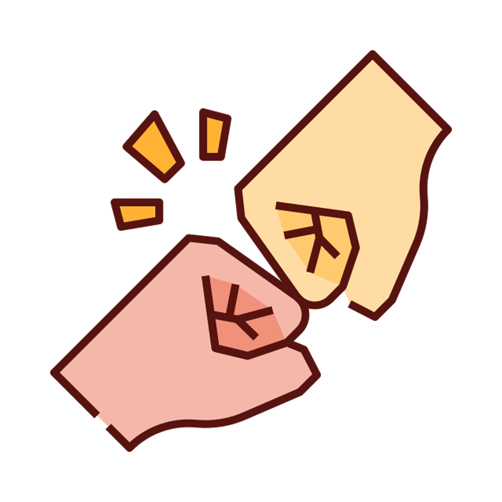 Fist Bump Free Sticker Transparent Picture