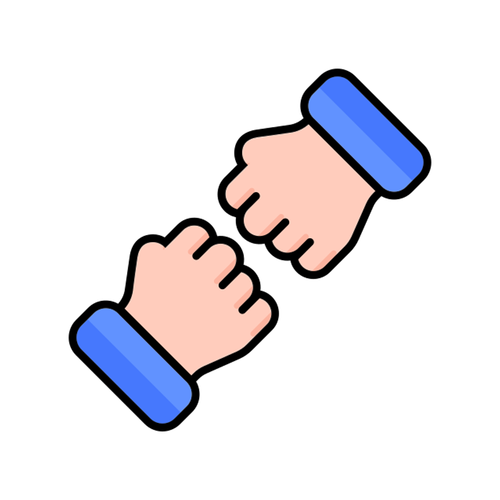 Fist Bump Free Sticker Transparent Gallery