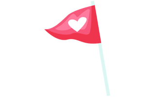 Flag Free Sticker PNG