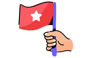 Flag Sticker PNG