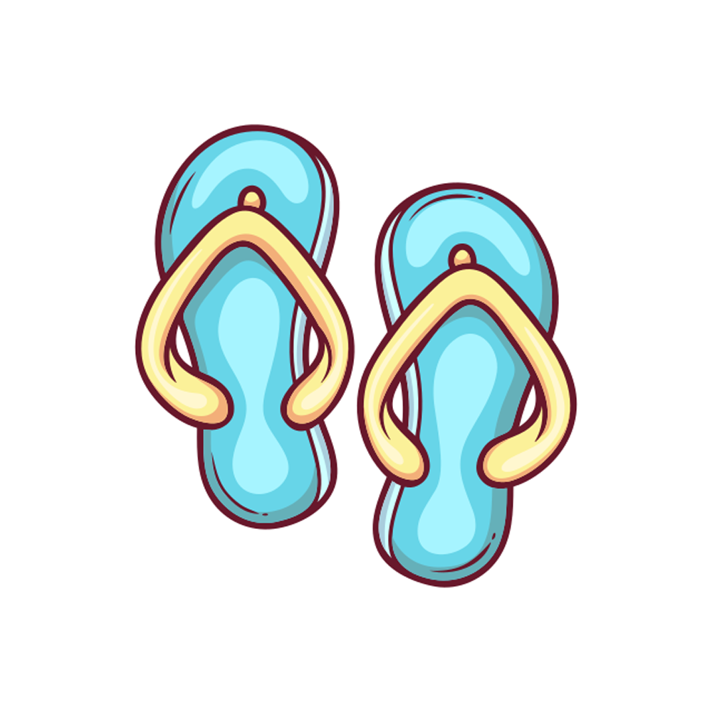 Flip Flops Sticker Transparent Picture