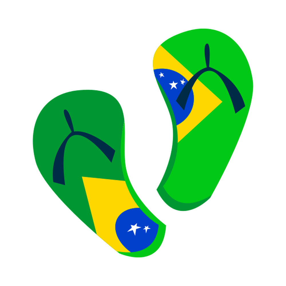 Flip Flops Sticker Transparent Clipart