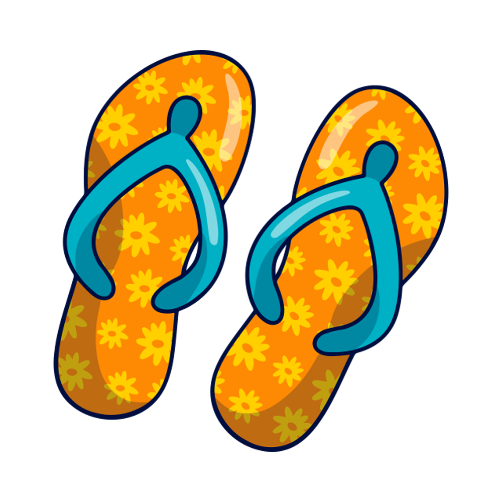 Flip Flops Sticker Transparent Gallery