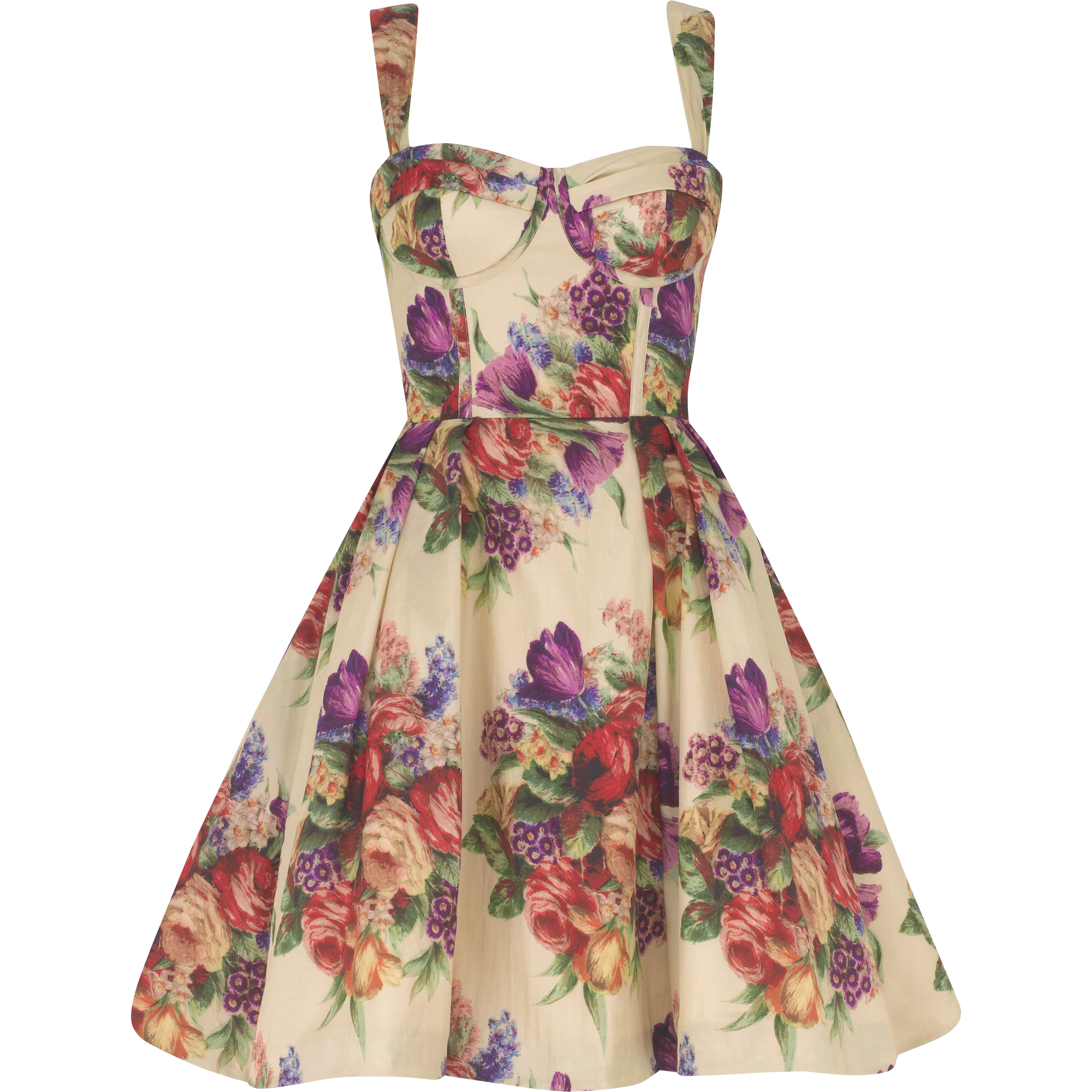 Floral Dress  Transparent Image
