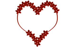 Floral Heart PNG