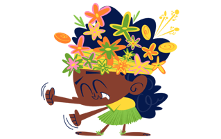 Flower Crown Free Sticker PNG