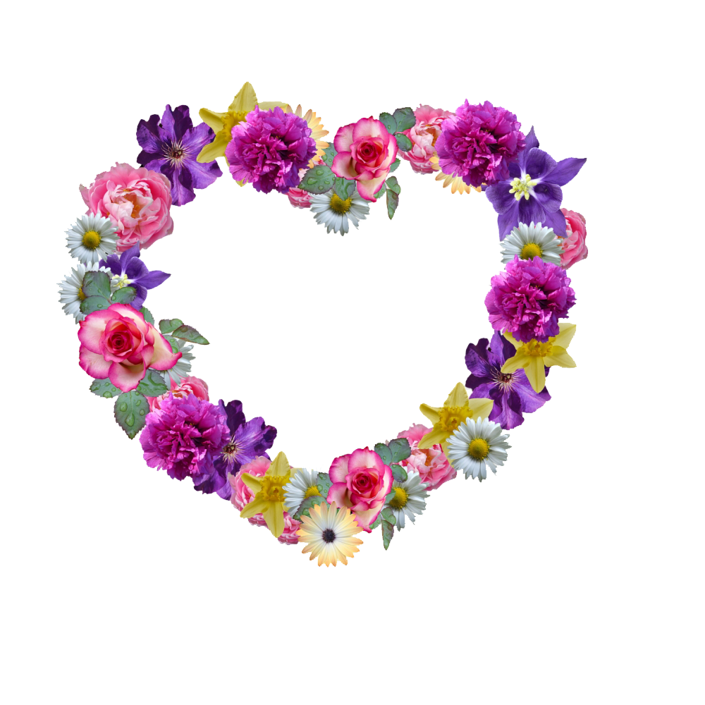 Flower Heart Transparent Image