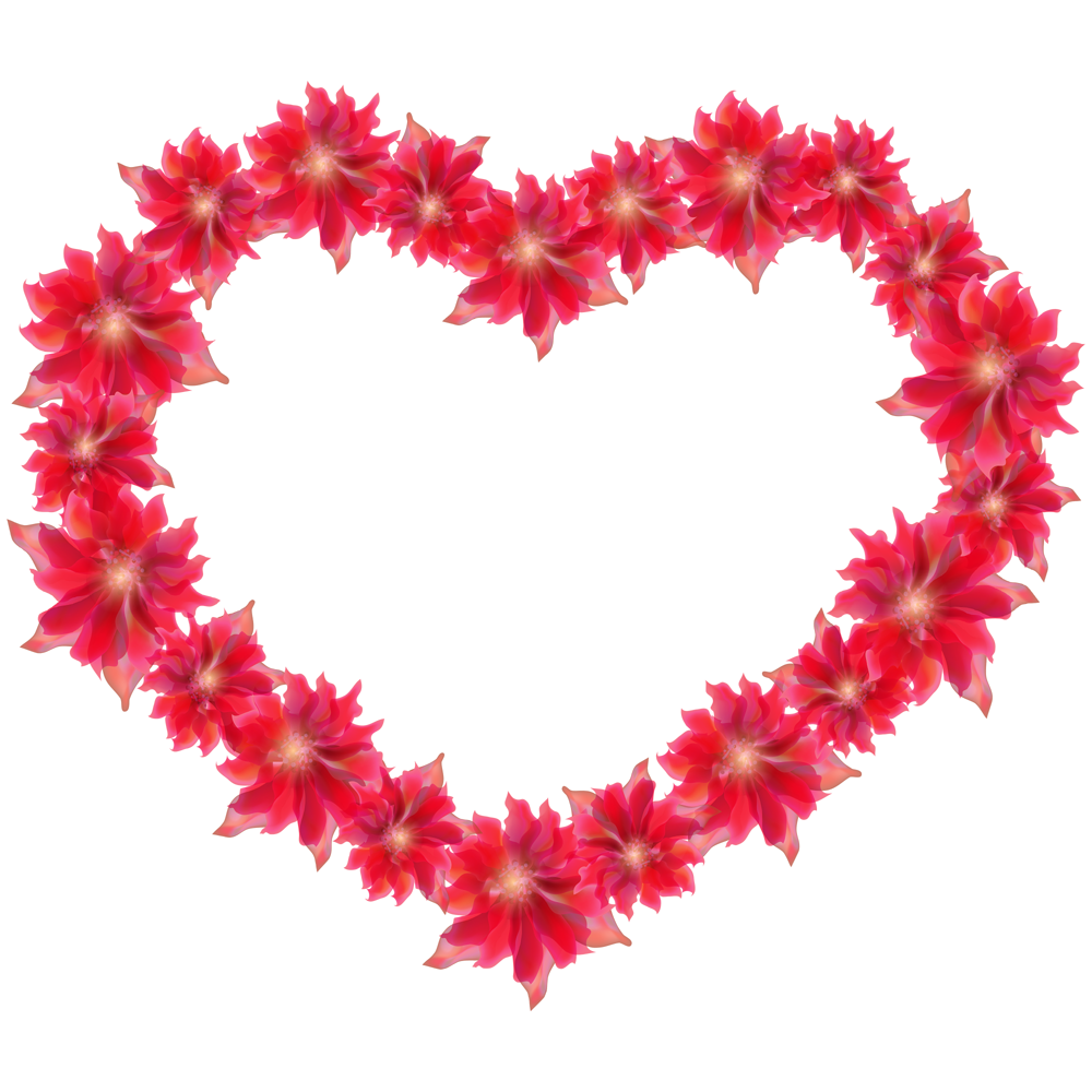 Flower Heart Transparent Clipart