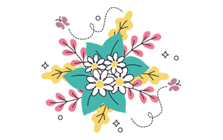 Flower Sticker PNG