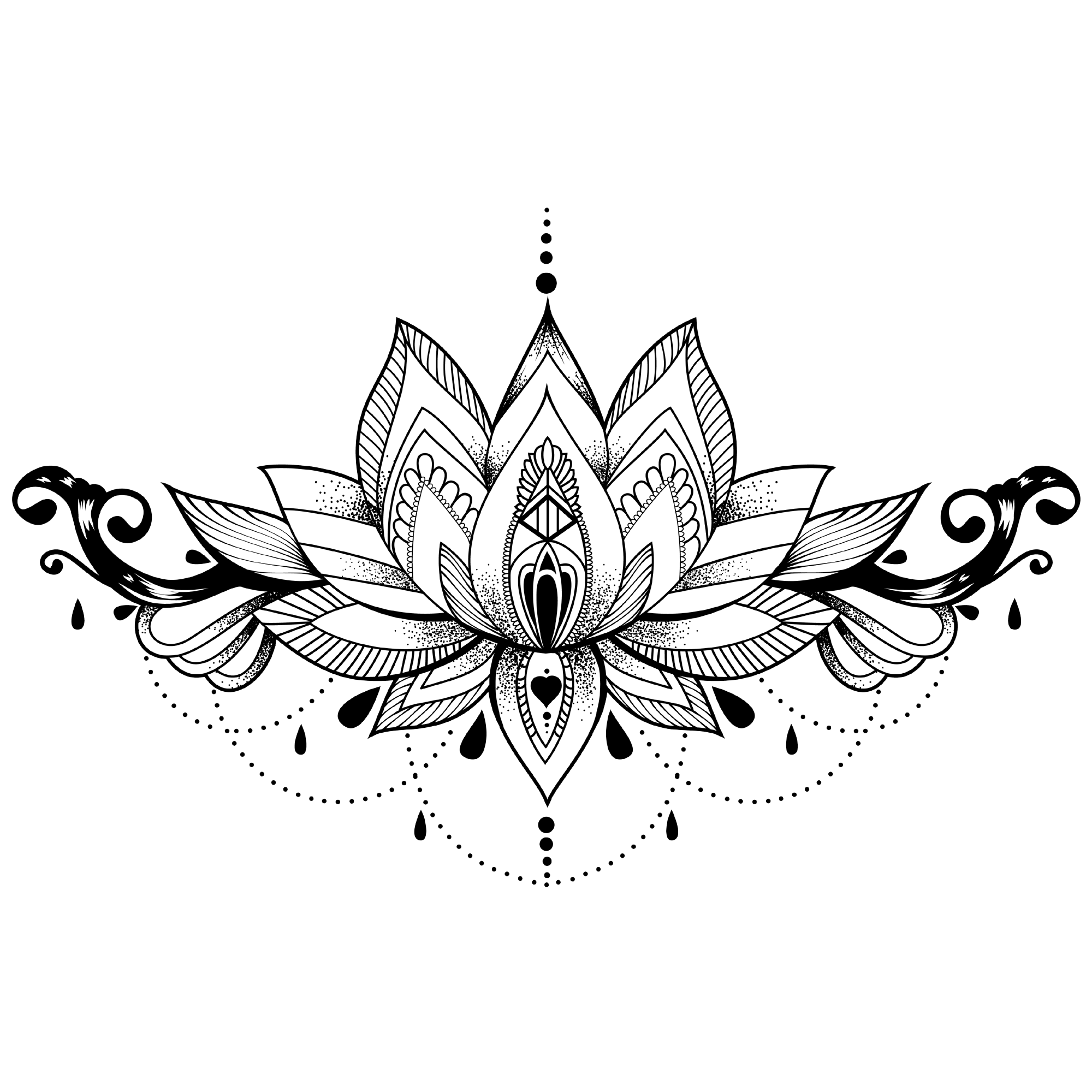 Flower Tattoo Transparent Picture