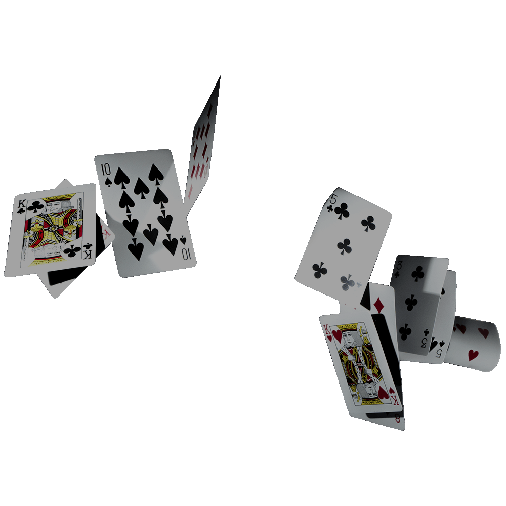 Flying Cards Transparent Picture