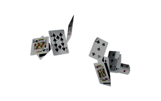 Flying Cards PNG