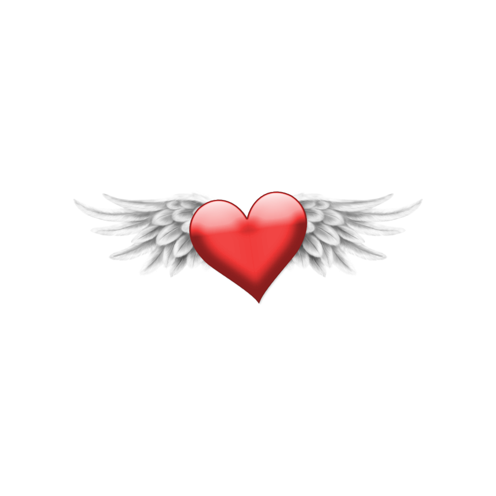 Flying Heart Transparent Picture