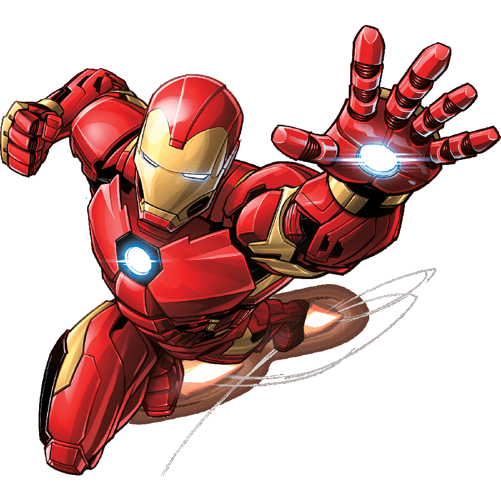Flying Iron Man  Transparent Photo