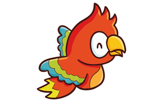 Flying Sticker PNG