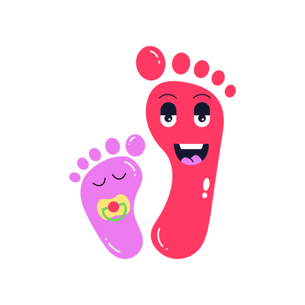 Foot Print Free Sticker Transparent Clipart