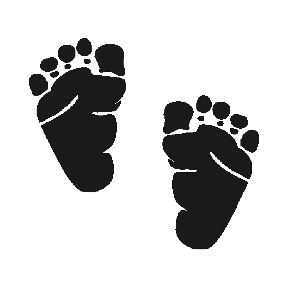 Foot Print Sticker Transparent Clipart