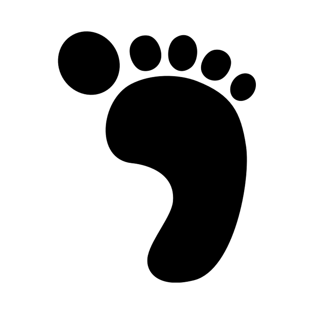 Foot Print Sticker Transparent Gallery