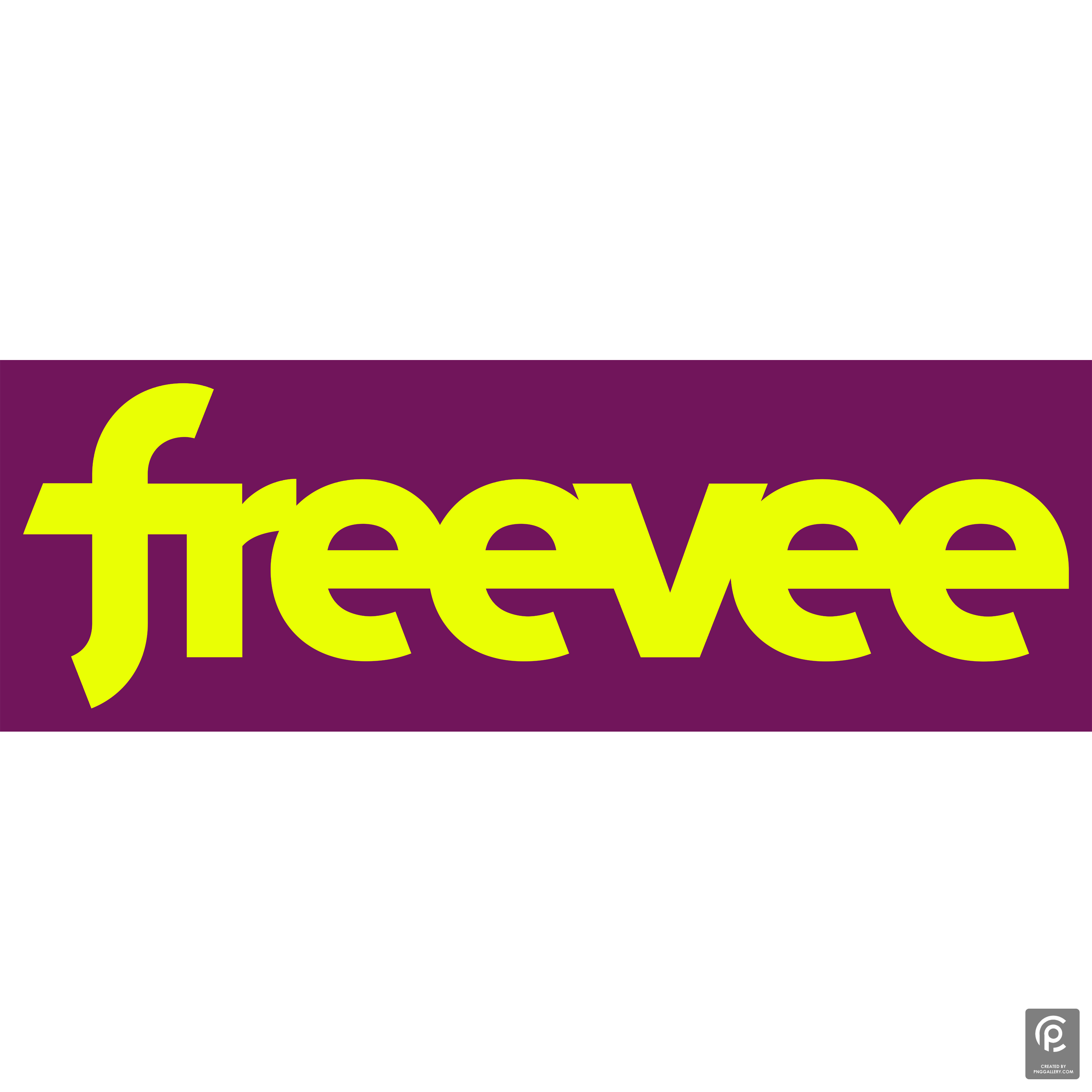 Freevee Logo Background Purple Logo Transparent Photo