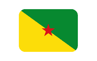 French Guiana Flat PNG