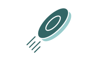 Frisbee Free Sticker PNG