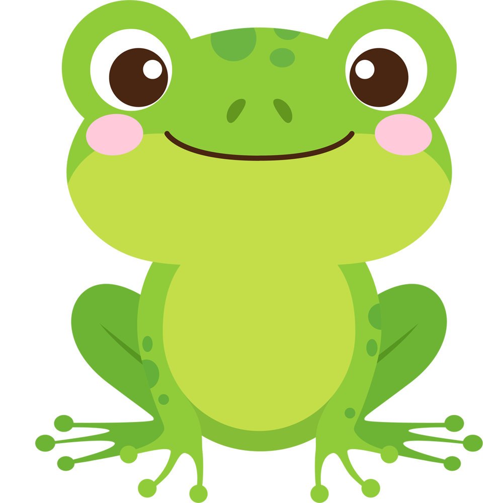 Frog Cartoon  Transparent Image