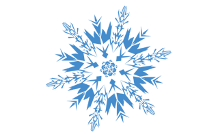 Frozen Snowflake PNG