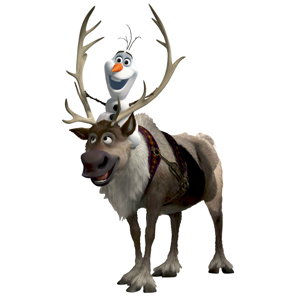Frozen Sven And Olaf Transparent Clipart