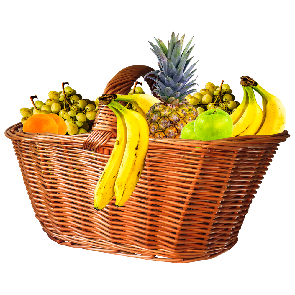 Fruit Basket  Transparent Photo