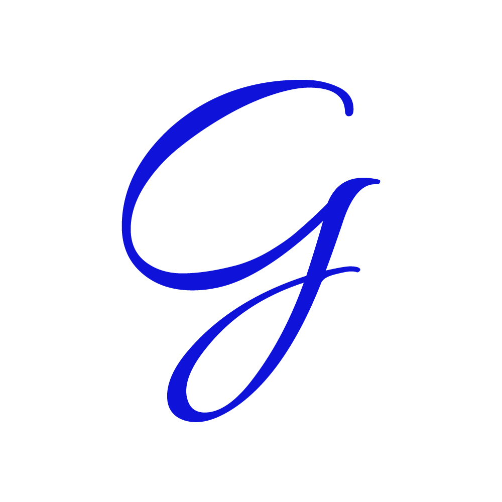 G Alphabet Blue Transparent Clipart