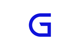 G Alphabet Blue PNG