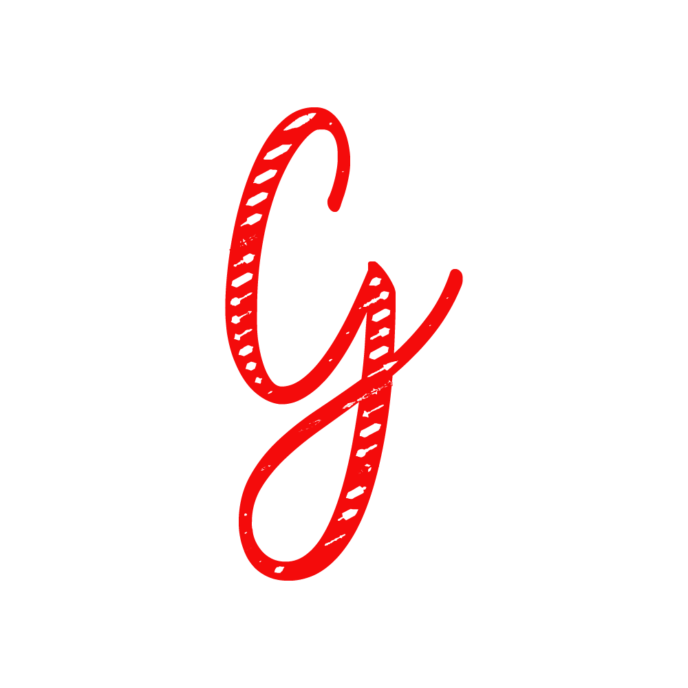 G Alphabet Red Transparent Clipart