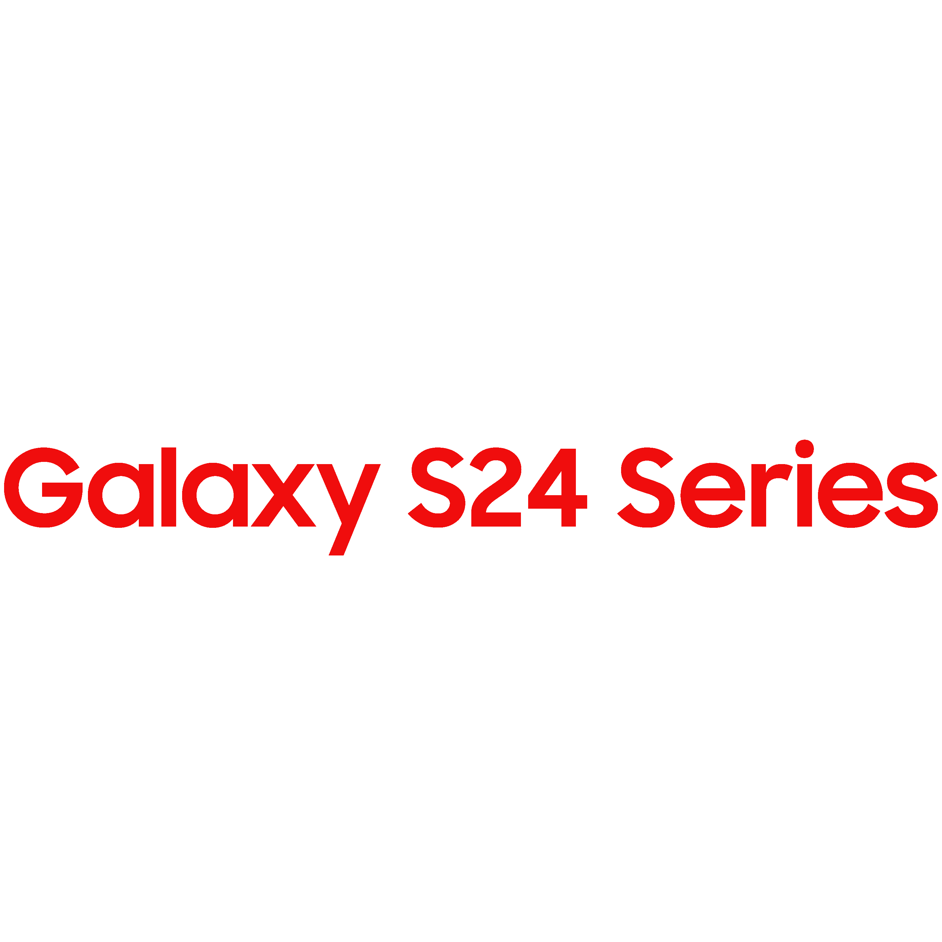 Galaxy S24 Series Logo  Transparent Clipart