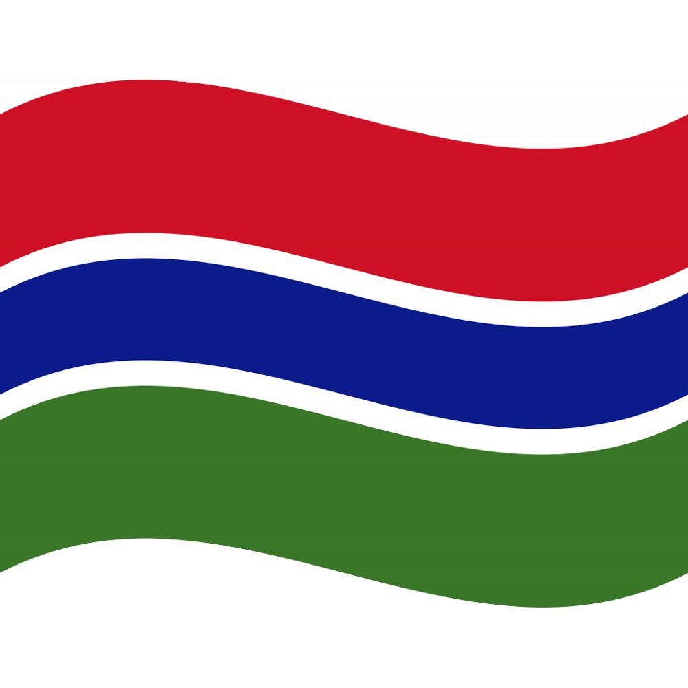 Gambia Flag Transparent Photo