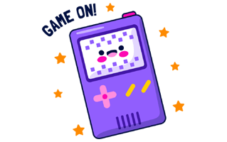 Game On Sticker PNG