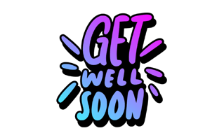 Get Well Soon Free Sticker PNG