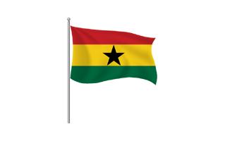 Ghana Flag PNG