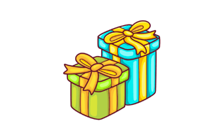 Gift Boxes Sticker PNG