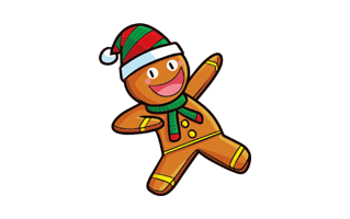 Gingerbread Free Sticker PNG