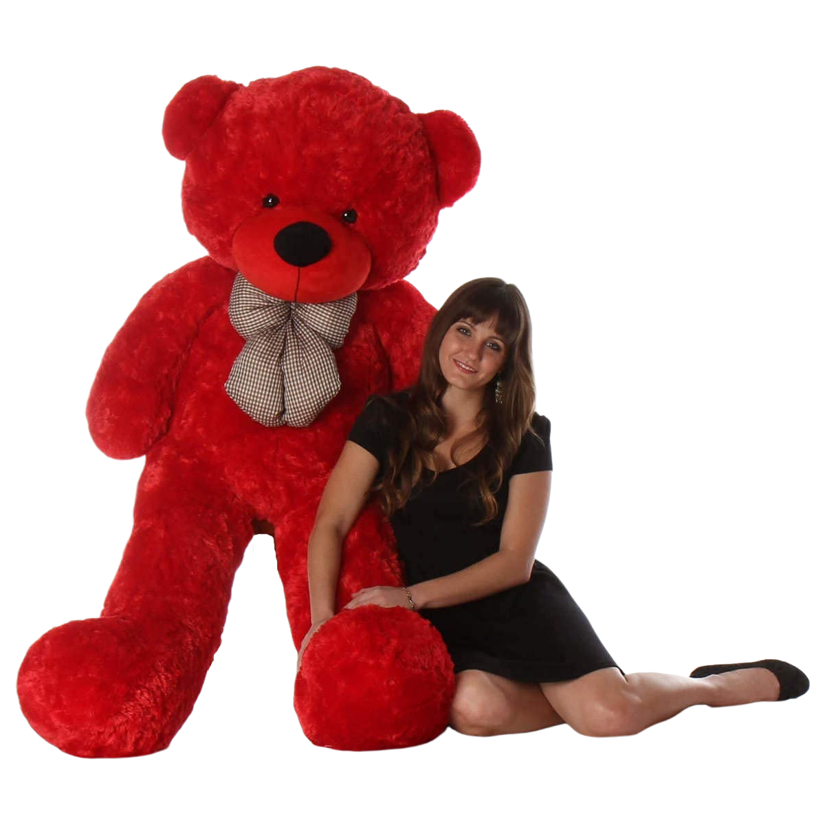 Girl with Teddy Bear Transparent Figure