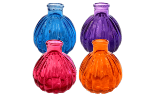 Glass Bottle Colorful PNG
