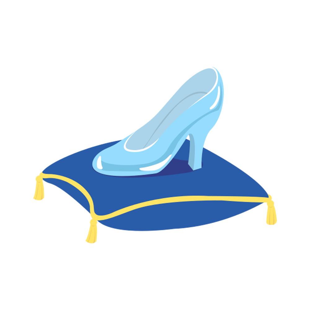 Glass Shoes Sticker Transparent Image