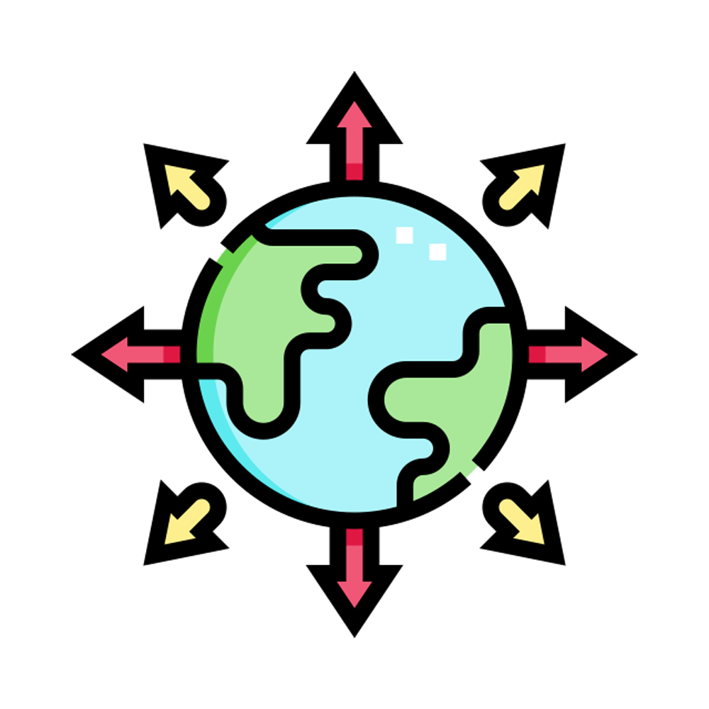 Global Distribution Sticker Transparent Photo