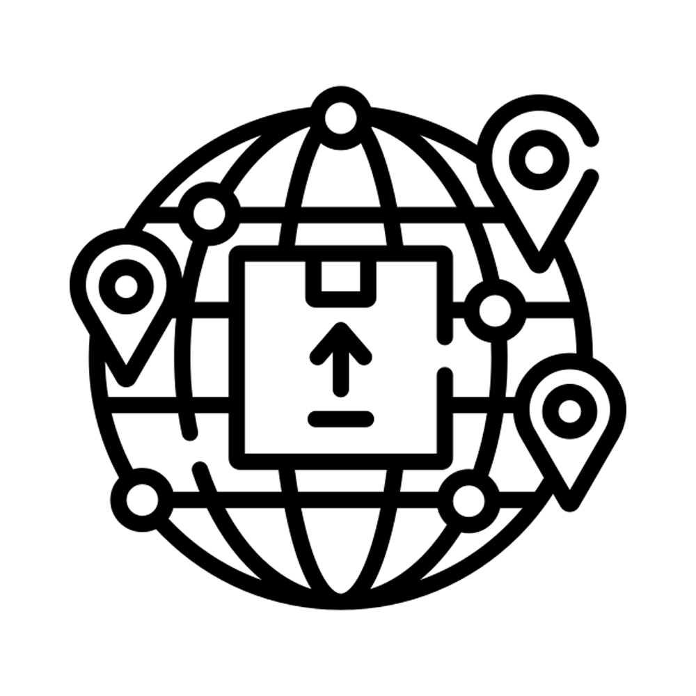 Global Distribution Sticker Transparent Picture